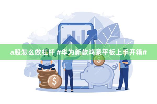a股怎么做杠杆 #华为新款鸿蒙平板上手开箱#