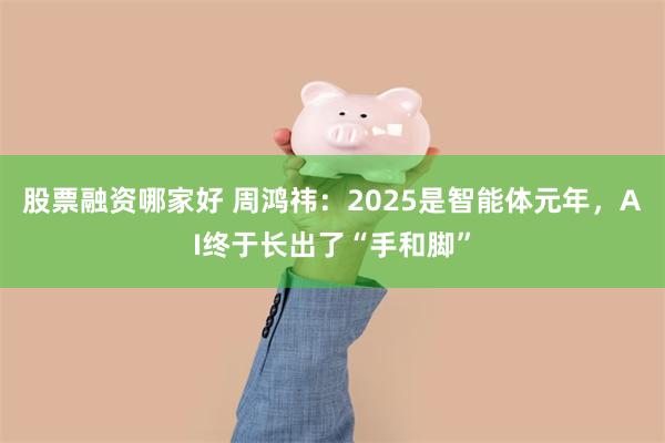 股票融资哪家好 周鸿祎：2025是智能体元年，AI终于长出了“手和脚”